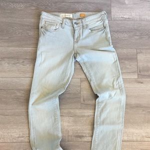 Pilcro and the Letterpress Stet Gray denim
